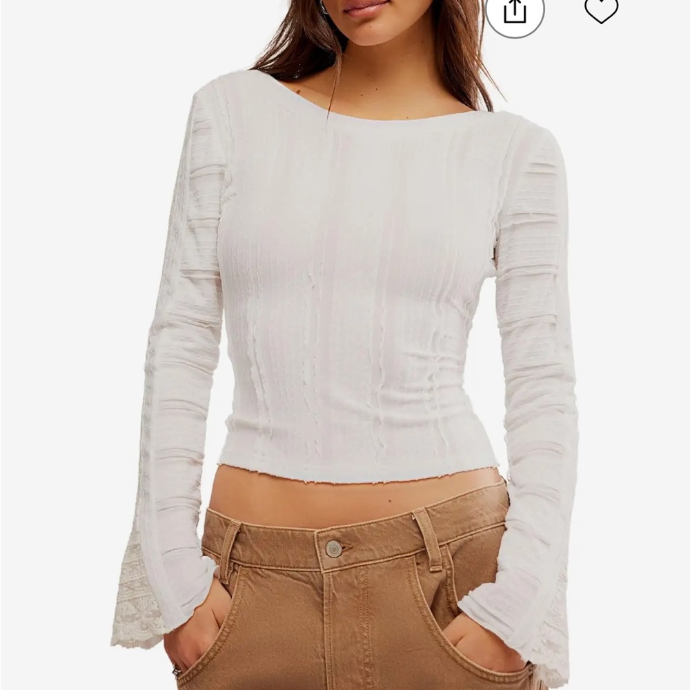 🤍 Free People Rocky Lace Top 🤍